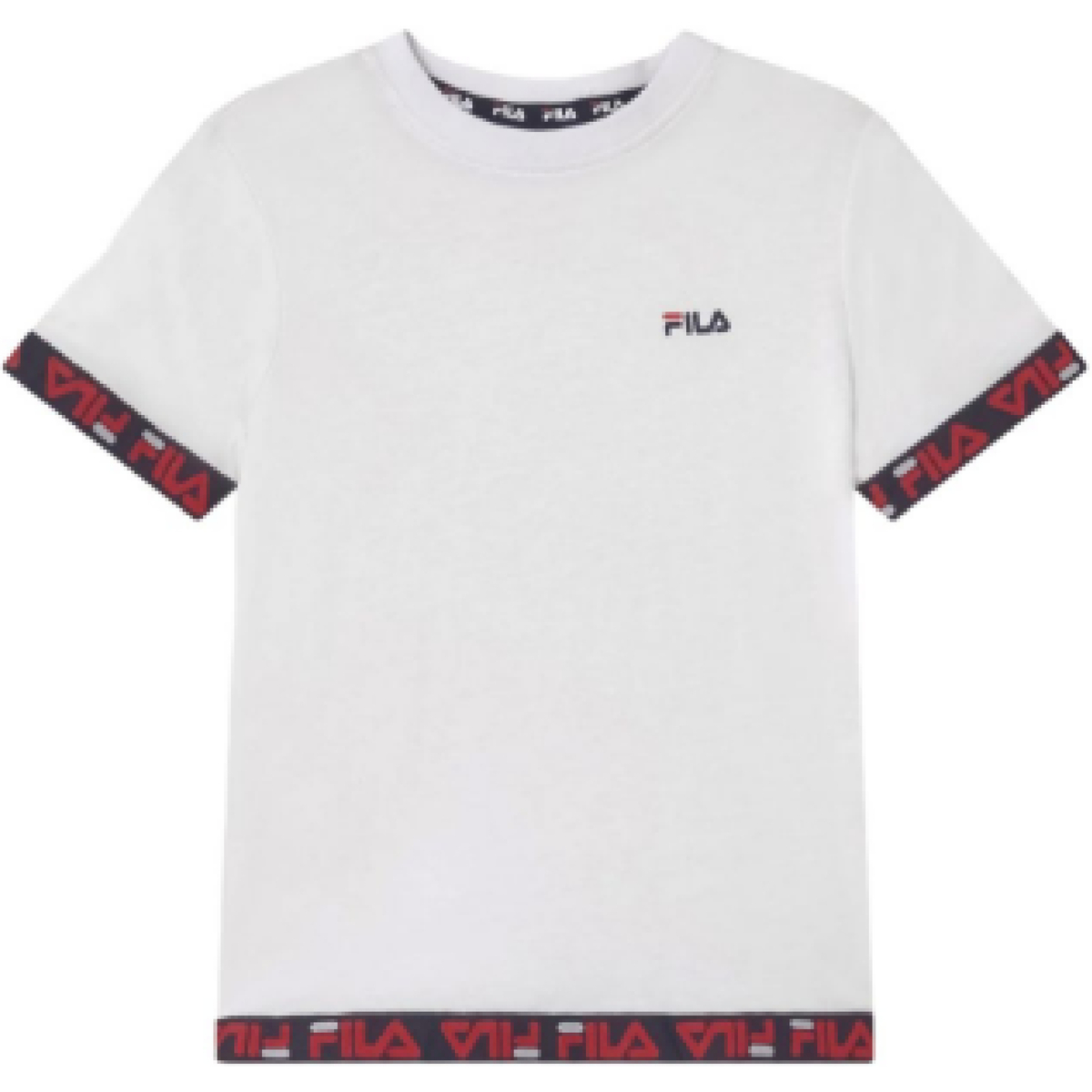 Textil Rapariga T-Shirt mangas curtas Fila 688656 Branco
