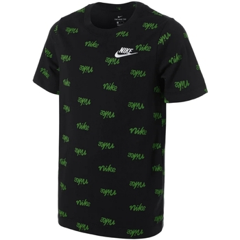 Textil Rapaz T-Shirt mangas curtas Nike DC7508 Preto