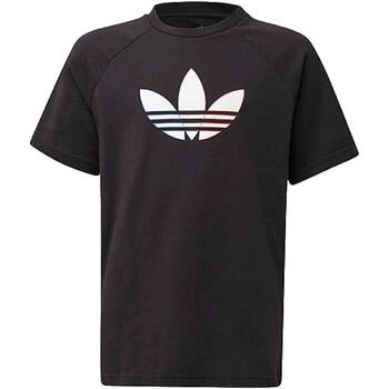 Textil Rapaz T-Shirt mangas curtas adidas Originals GN7434 Preto