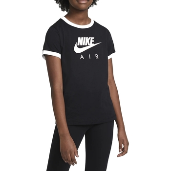 Textil Rapariga T-Shirt mangas curtas Nike DC7158 Preto