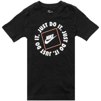 Textil Rapaz T-Shirt mangas curtas Nike DC7522 Preto