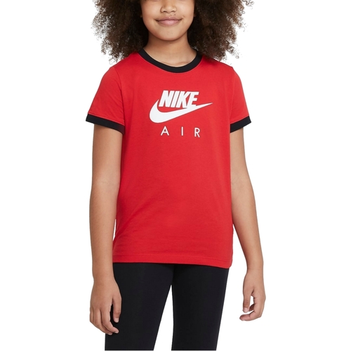 Textil Rapariga T-Shirt mangas curtas Nike Junior DC7158 Vermelho