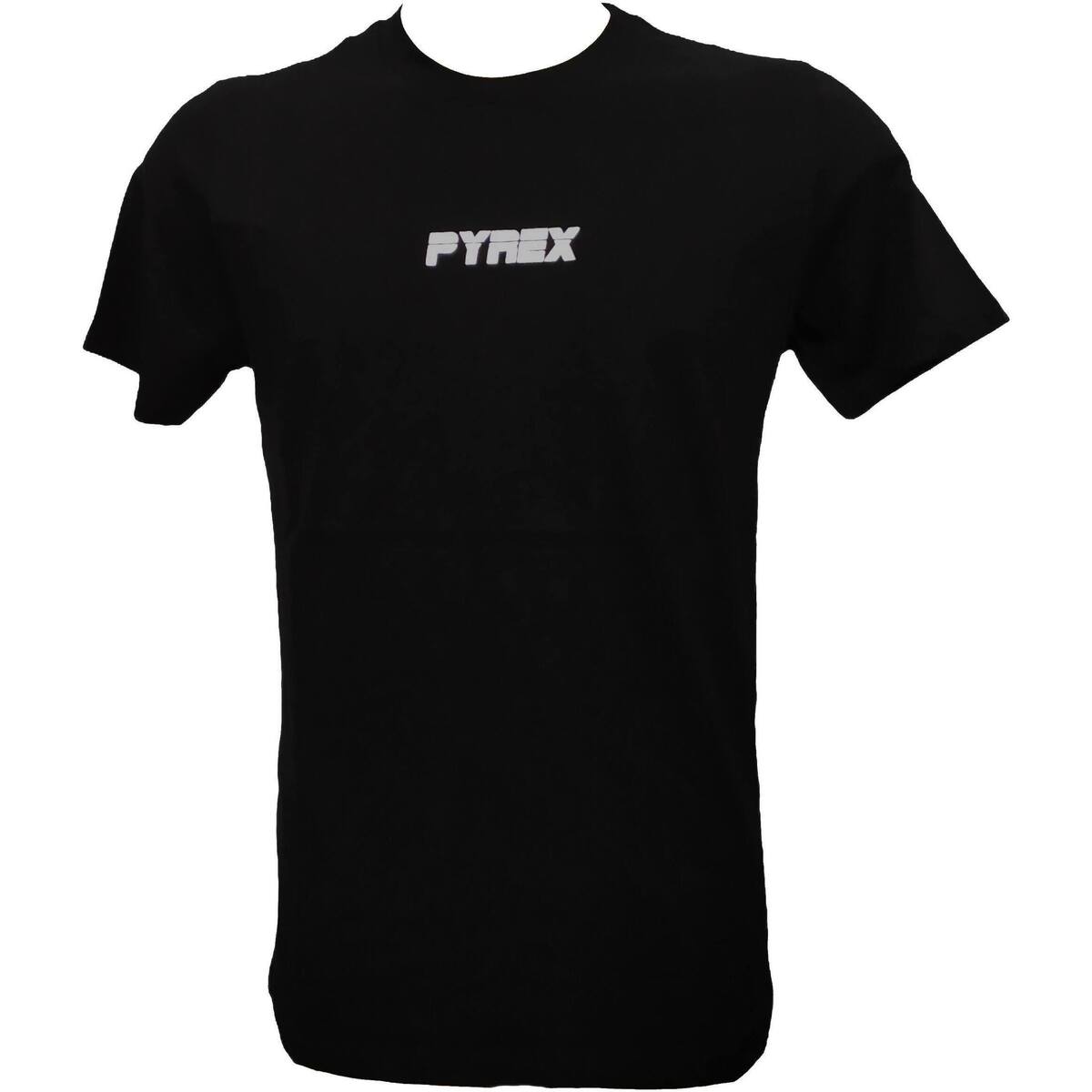Textil Homem T-Shirt Lichtgewicht mangas curtas Pyrex 41979 Preto