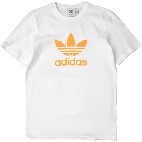 Textil Homem Mamalicious Weißes T-Shirt mit Schößchensaum adidas Originals GN3486 Branco