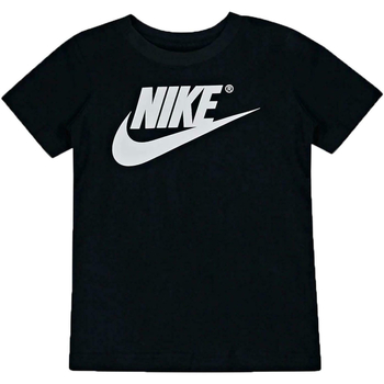 Textil Rapaz T-Shirt mangas curtas Nike prm 8U7065 Preto