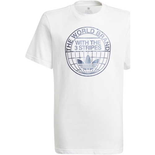 Textil Rapaz T-Shirt mangas curtas adidas Originals GN4126 Branco