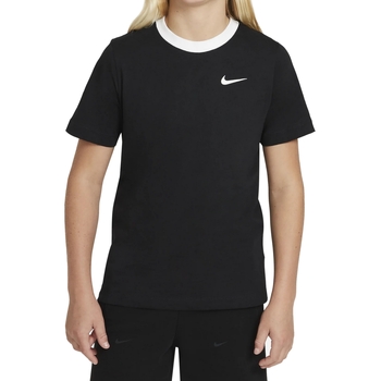 Textil Rapaz T-Shirt braata curtas Nike DC7513 Preto