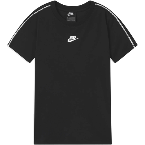 Textil Rapaz T-Shirt mangas curtas Nike plains DD4012 Preto