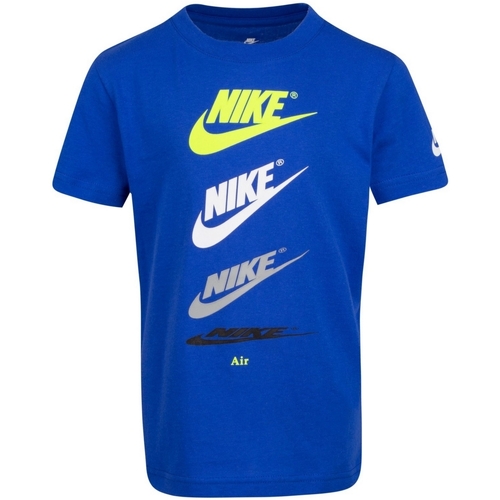 Textil Rapaz T-Shirt mangas curtas Nike lunar 86H797 Azul