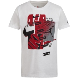 Textil Rapaz T-Shirt mangas curtas Nike bright 85A566 Branco