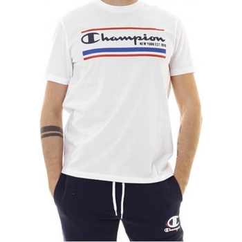Textil Homem T-Shirt mangas curtas Champion 214306 Branco