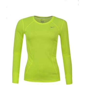 Textil Mulher T-shirt mangas compridas Nike Football 645445 Amarelo