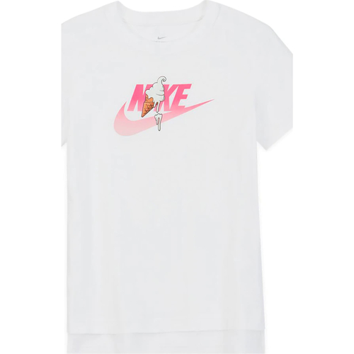 Textil Rapariga T-Shirt mangas curtas Nike DH5912 Branco