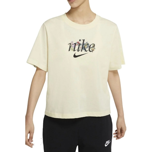 Textil Mulher T-Shirt mangas curtas Nike DD1456 Branco