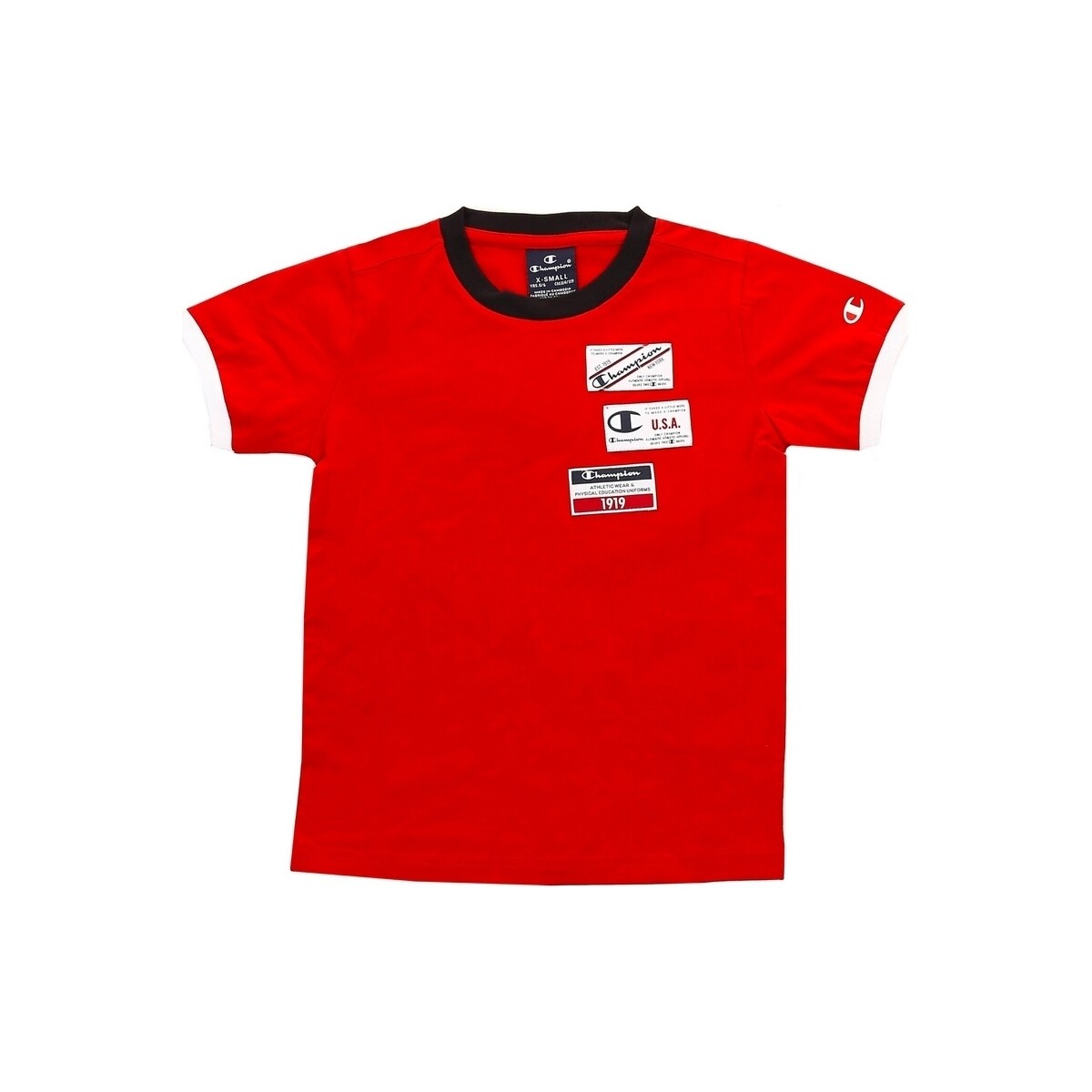 Textil Rapaz T-Shirt mangas curtas Champion 305633 Vermelho