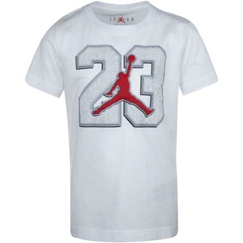 Textil Criança T-Shirt mangas curtas Nike Lunar1 85A639 Branco