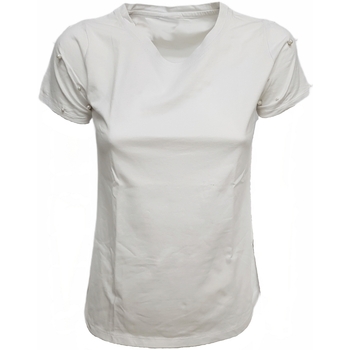 Textil Mulher T-Shirt mangas curtas Dimensione Danza PERLA Branco