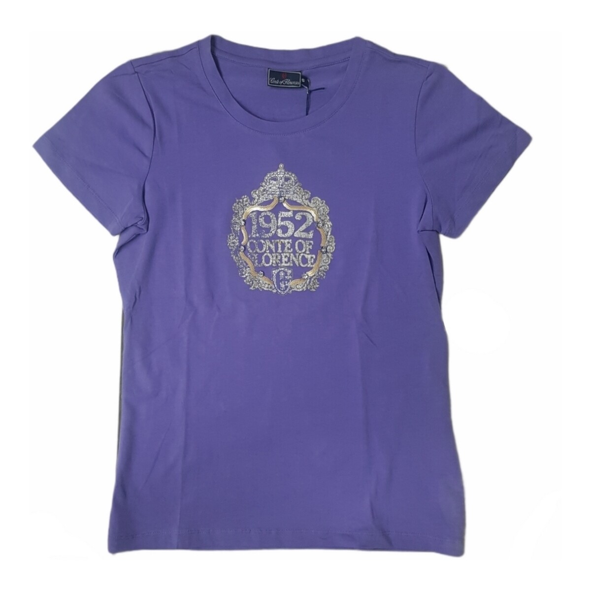 Textil Mulher T-Shirt mangas curtas Conte Of Florence 04AABS Violeta