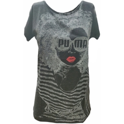 Textil Mulher T-Shirt mangas curtas Puma 830253 Cinza