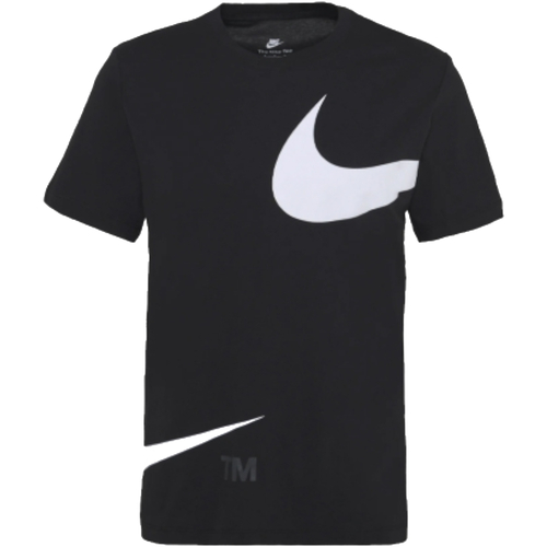Textil Homem T-Shirt mangas curtas Nike wedge DD3349 Preto