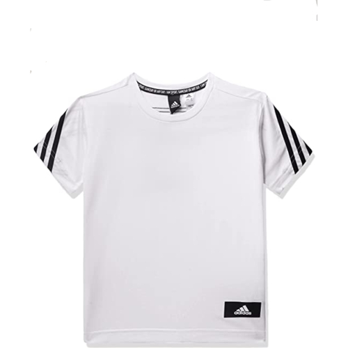 Textil Rapaz T-Shirt mangas curtas adidas pants Originals H26629 Branco