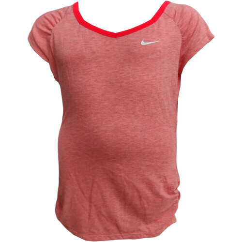 Textil Rapariga T-Shirt line curtas Nike 641848 Laranja