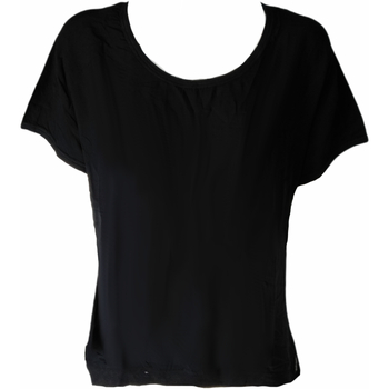 Textil Mulher T-shirt avec imprimé et surpiqûres Noir délavé North Sails 092859 Preto