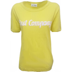Textil Mulher T-Shirt mangas curtas Best Company 592518 Amarelo