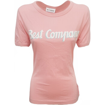 Textil Mulher T-Shirt mangas curtas Best Company 592518 Rosa