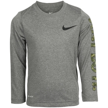 Textil Rapaz T-shirt mangas compridas Nike leggings 86I101 Cinza