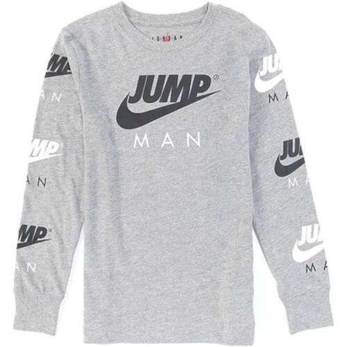 Textil Rapaz T-shirt mangas compridas Nike Club 85A350 Cinza