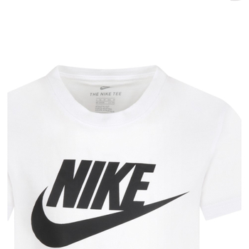 Textil Rapaz T-Shirt mangas curtas Nike Club 8U7065 Branco
