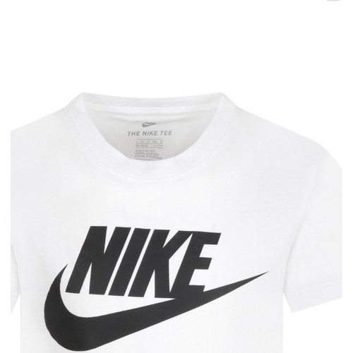 Textil Rapaz T-Shirt mangas curtas LOW Nike 8U7065 Branco