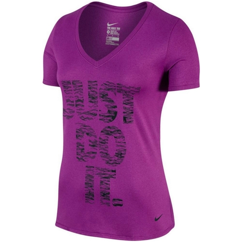 Textil Mulher T-Shirt mangas curtas Nike 778579 Violeta