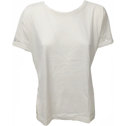 Textil Mulher T-shirt mangas compridas Champion 107218 Branco