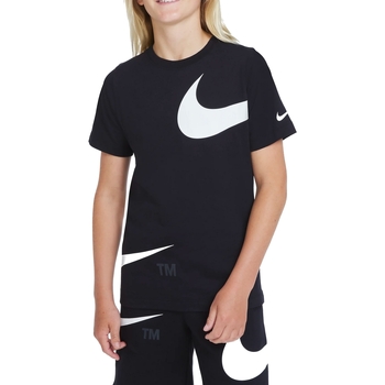 Textil Rapaz T-Shirt mangas curtas Nike DJ6616 Preto