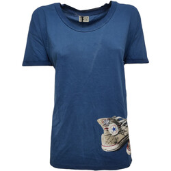 Textil Mulher T-Shirt mangas curtas Converse 6SD610A Azul