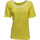 Textil Mulher T-Shirt mangas curtas Goodmatch 82-034 Amarelo