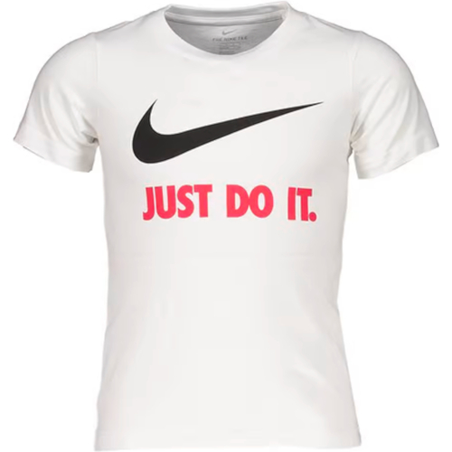 Textil Rapaz T-Shirt mangas curtas Nike Club 8U9461 Branco
