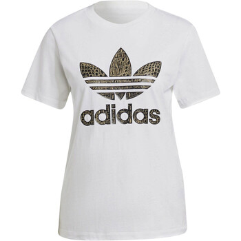 Textil Mulher T-Shirt mangas curtas adidas Originals H20420 Branco