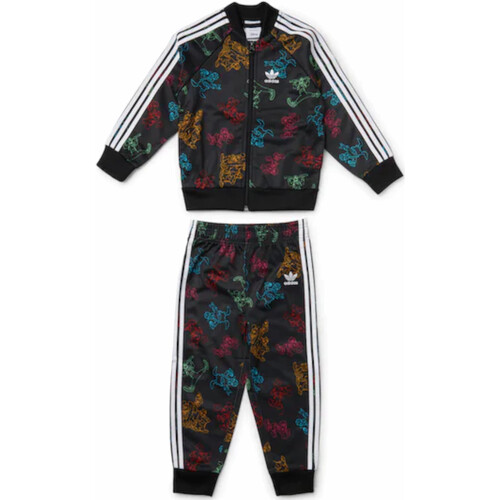 Textil Criança Todos os fatos de treino adidas marrakech Originals H20324 Preto