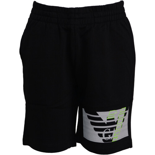 Textil Rapaz Shorts / Bermudas Emporio Armani EA7 3LBS56-BJ05Z Preto