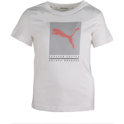 Textil Rapaz T-Shirt mangas curtas Puma 846993 Branco