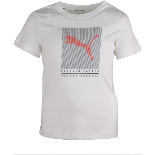 Textil Rapaz T-Shirt mangas curtas Puma 846993 Branco