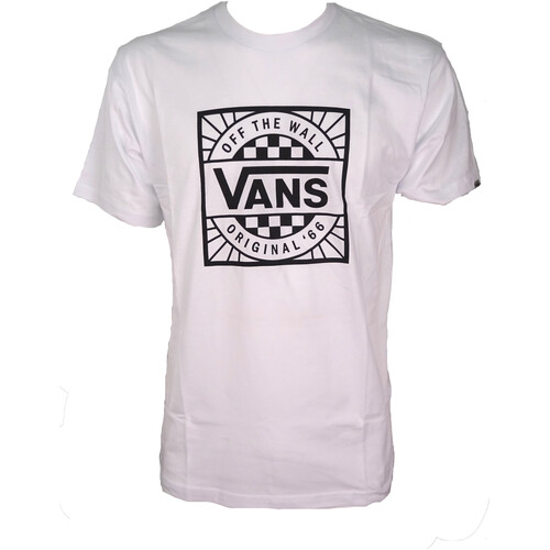 Textil Homem T-Shirt mangas curtas Vans VN0A5HMO Branco