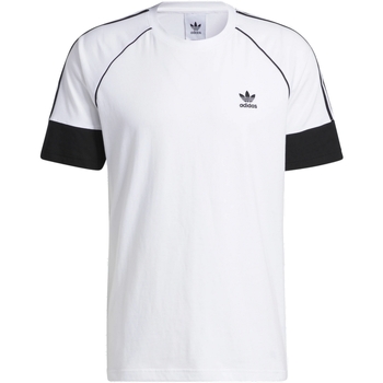 Textil Homem Mamalicious Weißes T-Shirt mit Schößchensaum adidas Originals HC2089 Branco