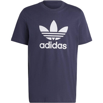 Textil Homem Mamalicious Weißes T-Shirt mit Schößchensaum adidas Originals HE9512 Azul