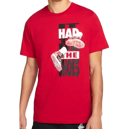 Textil Homem T-Shirt mangas curtas Nike DH8952 Vermelho