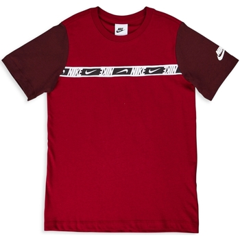 Textil Rapaz T-Shirt mangas curtas Nike DQ5102 Bordô