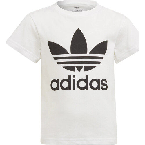 Textil Rapariga T-Shirt mangas curtas adidas Originals H25246 Branco